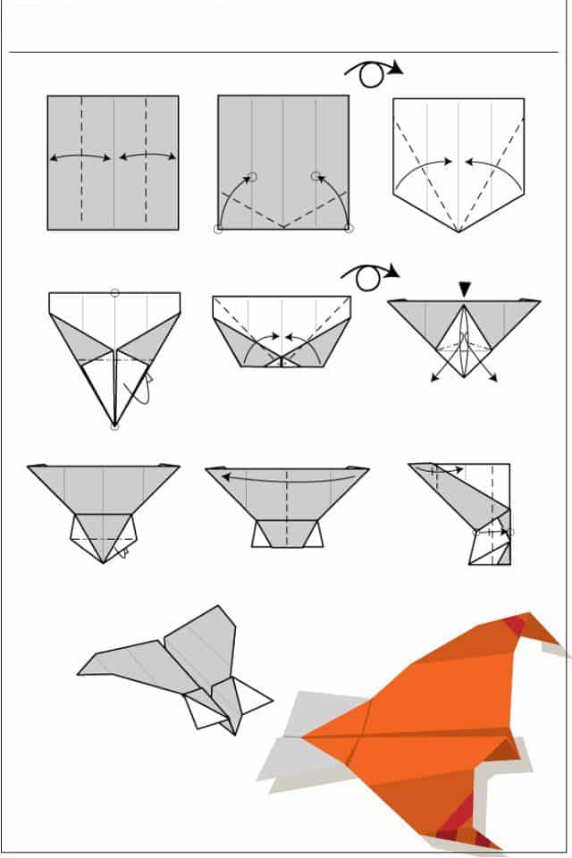 como fazer um avião de papel