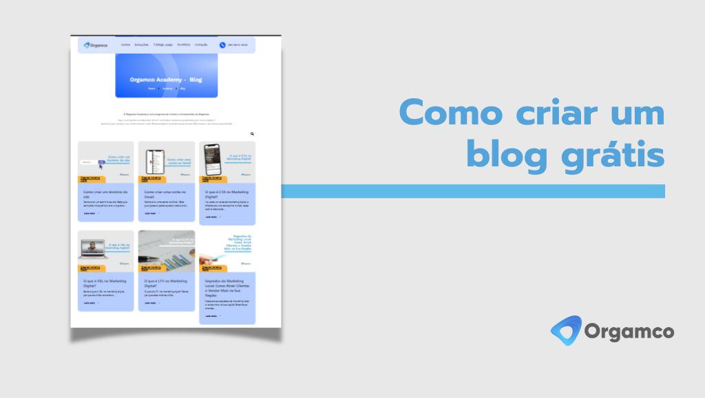 como fazer um blog