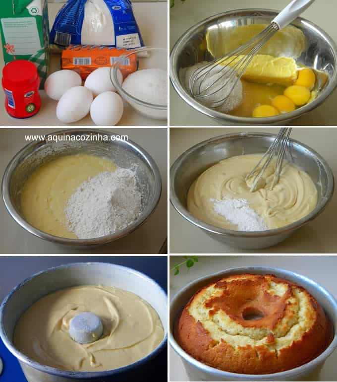 como fazer um bolo