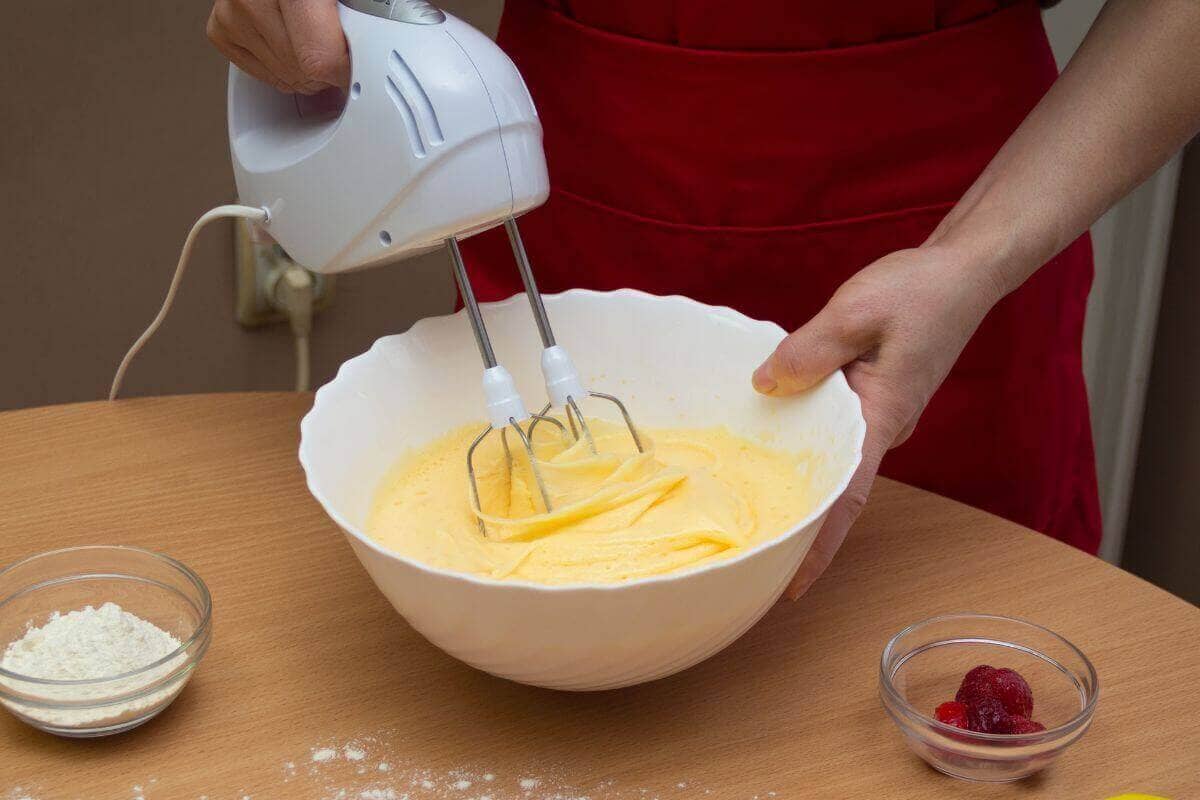 passo a passo bolo de trigo