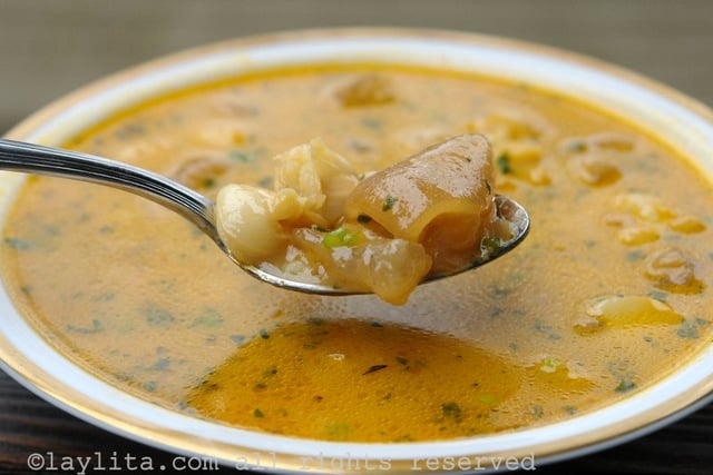 caldo de mocoto transparente