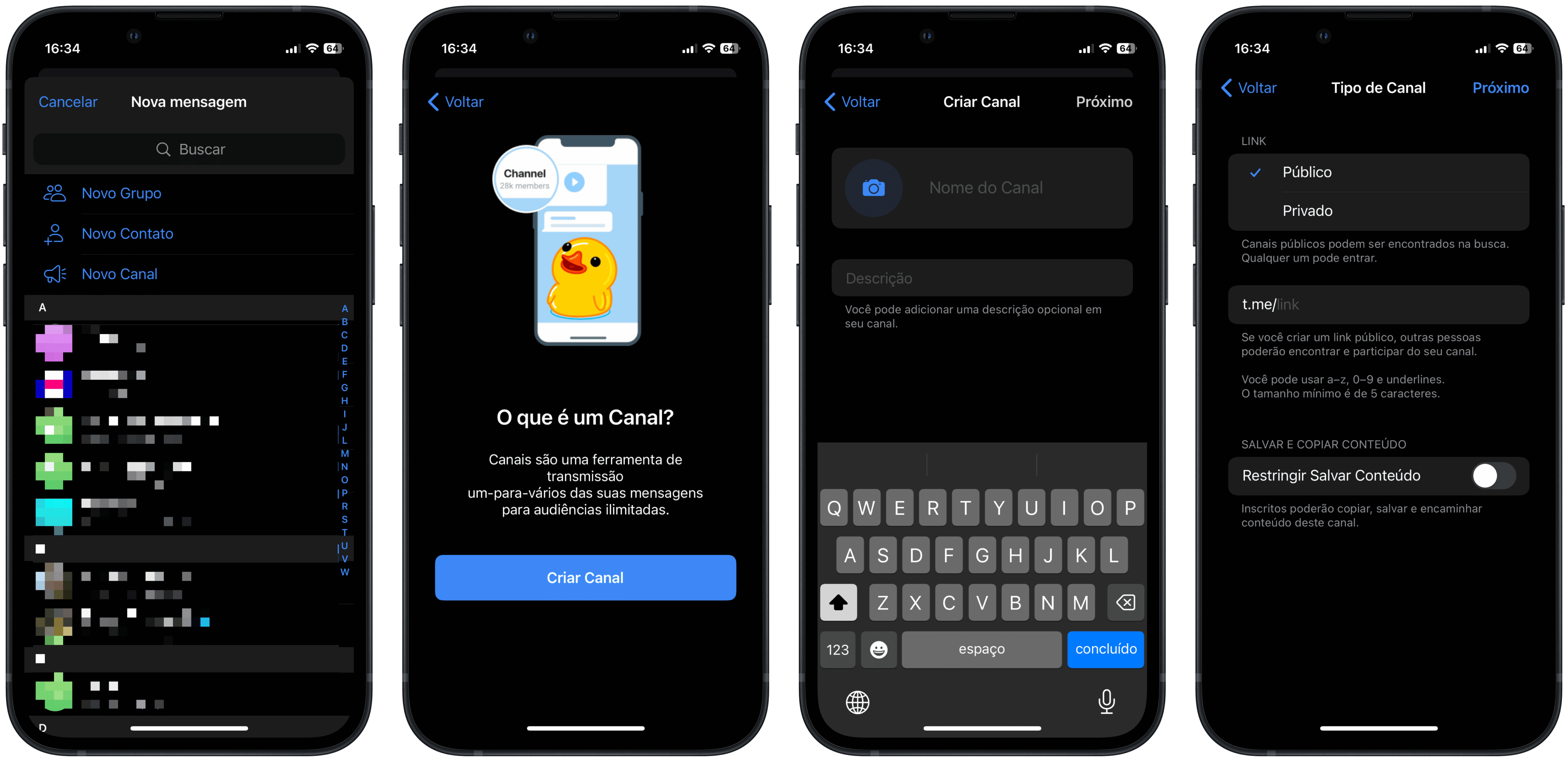 Dicas de segurança para administradores de canais