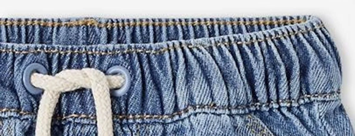 como fazer cós de elástico em calça jeans