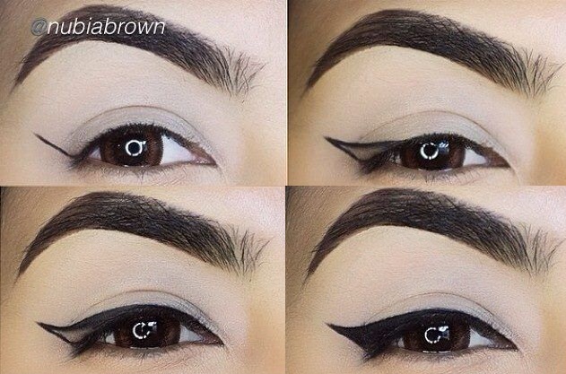 truques para fazer delineado simétrico