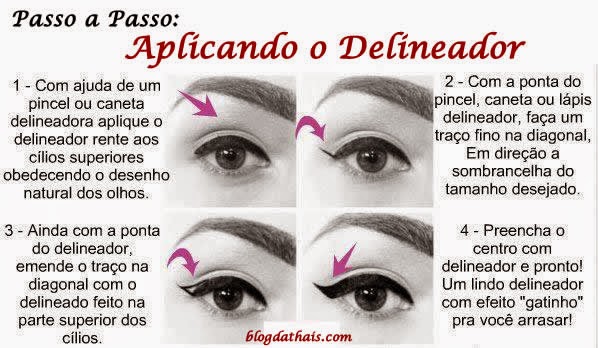 como fazer delineado sem borrar
