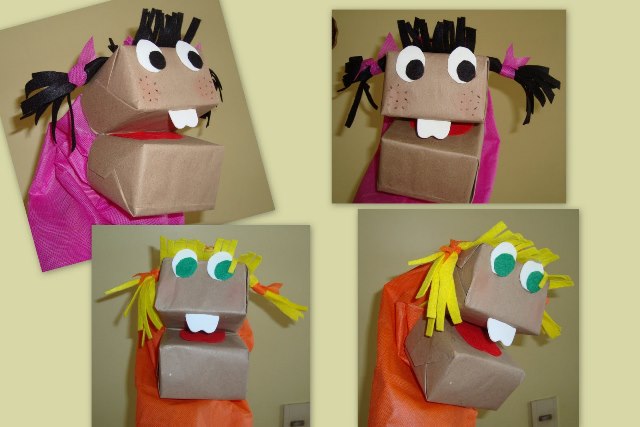 5 ideias de personagens para fantoches de vara