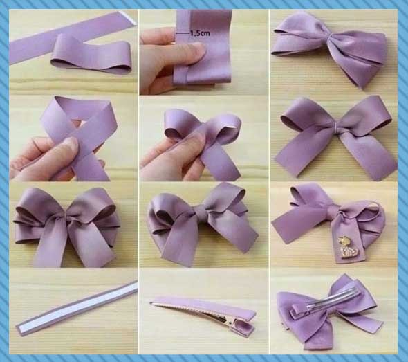 como fazer um laço de tecido perfeito