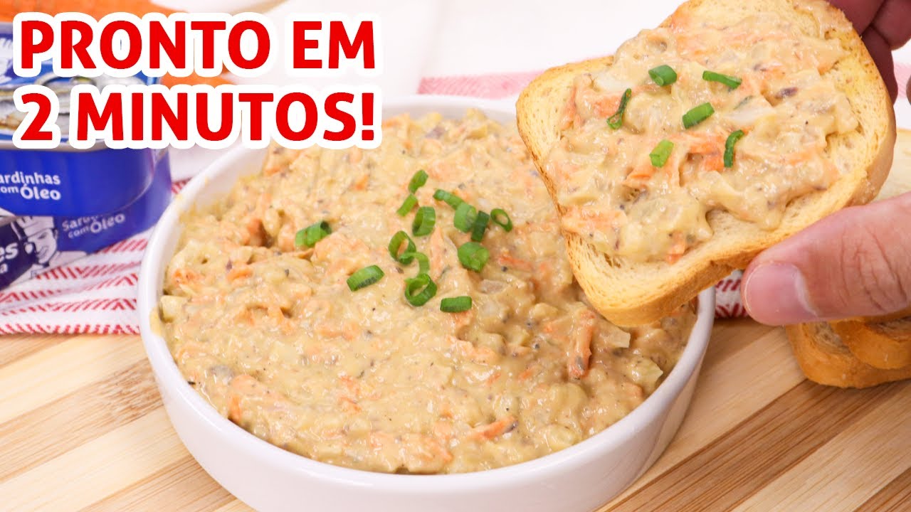 patê vegetariano simples