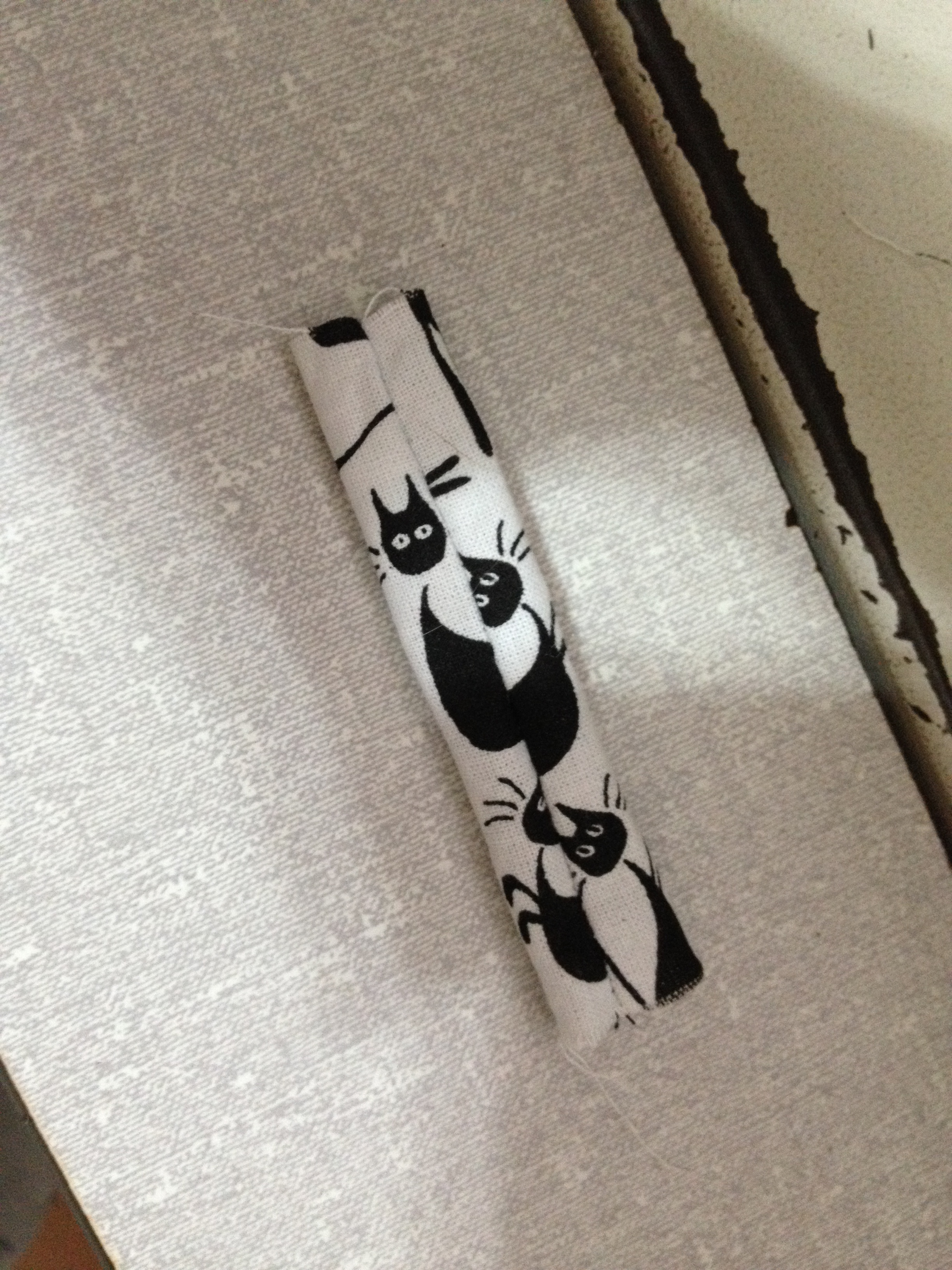 como fazer roletê de tecido