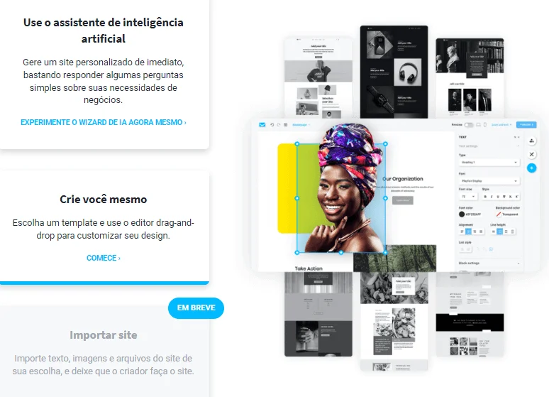 passo a passo para criar um site profissional