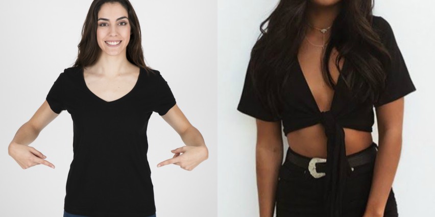 5 Ideias Criativas para Transformar Camisetas em Croppeds sem Costura
