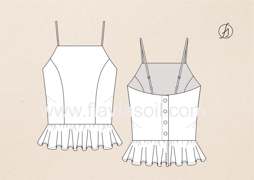 blusa com babado na cintura como fazer