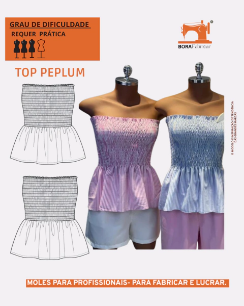 blusa com babado na cintura como fazer