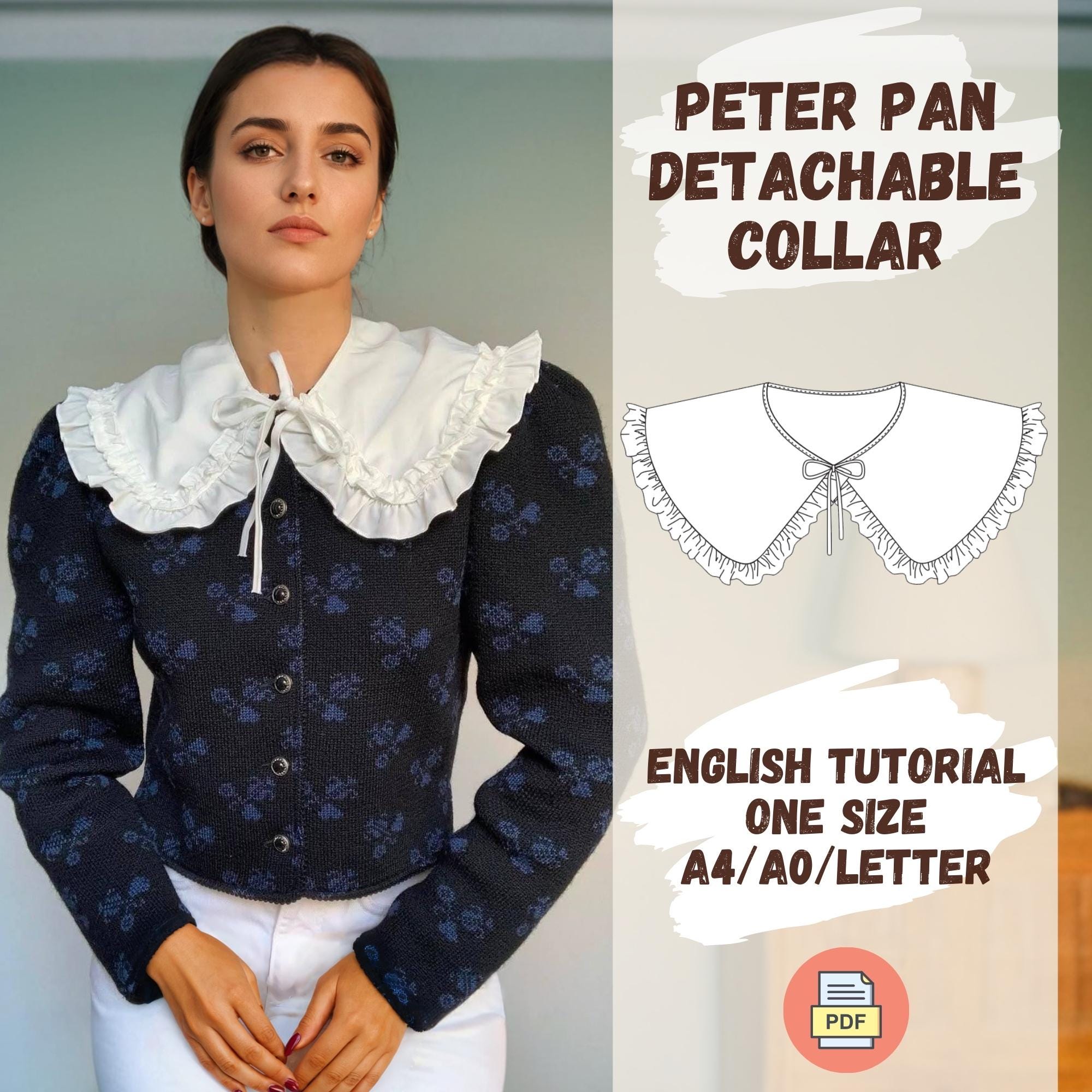 técnica de modelagem gola peter pan