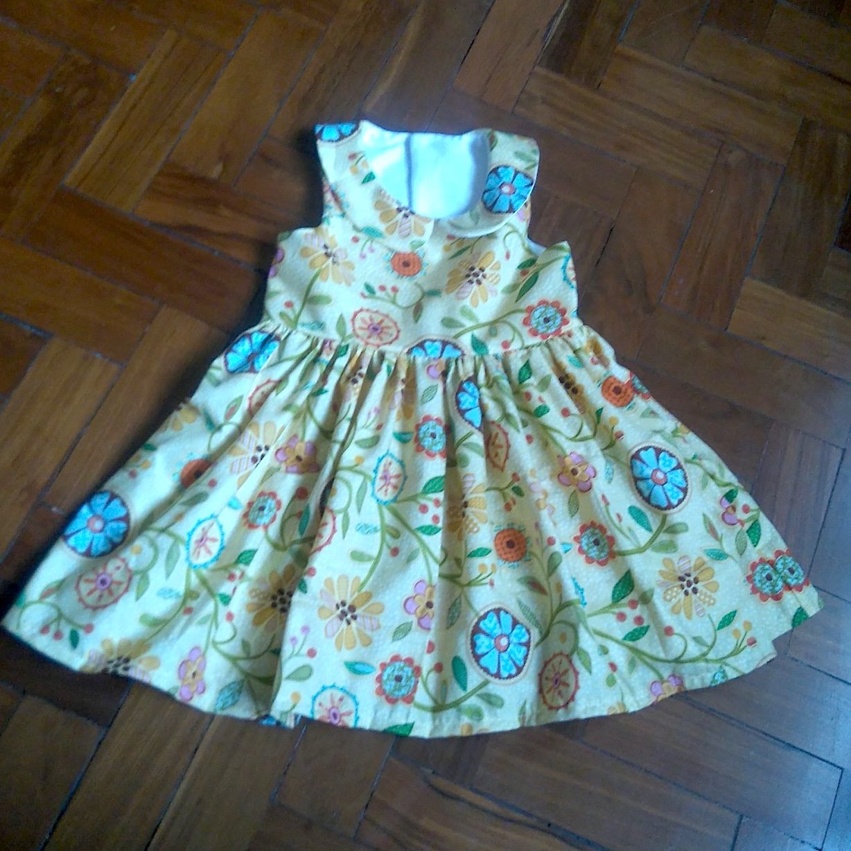 como fazer uma gola peter pan