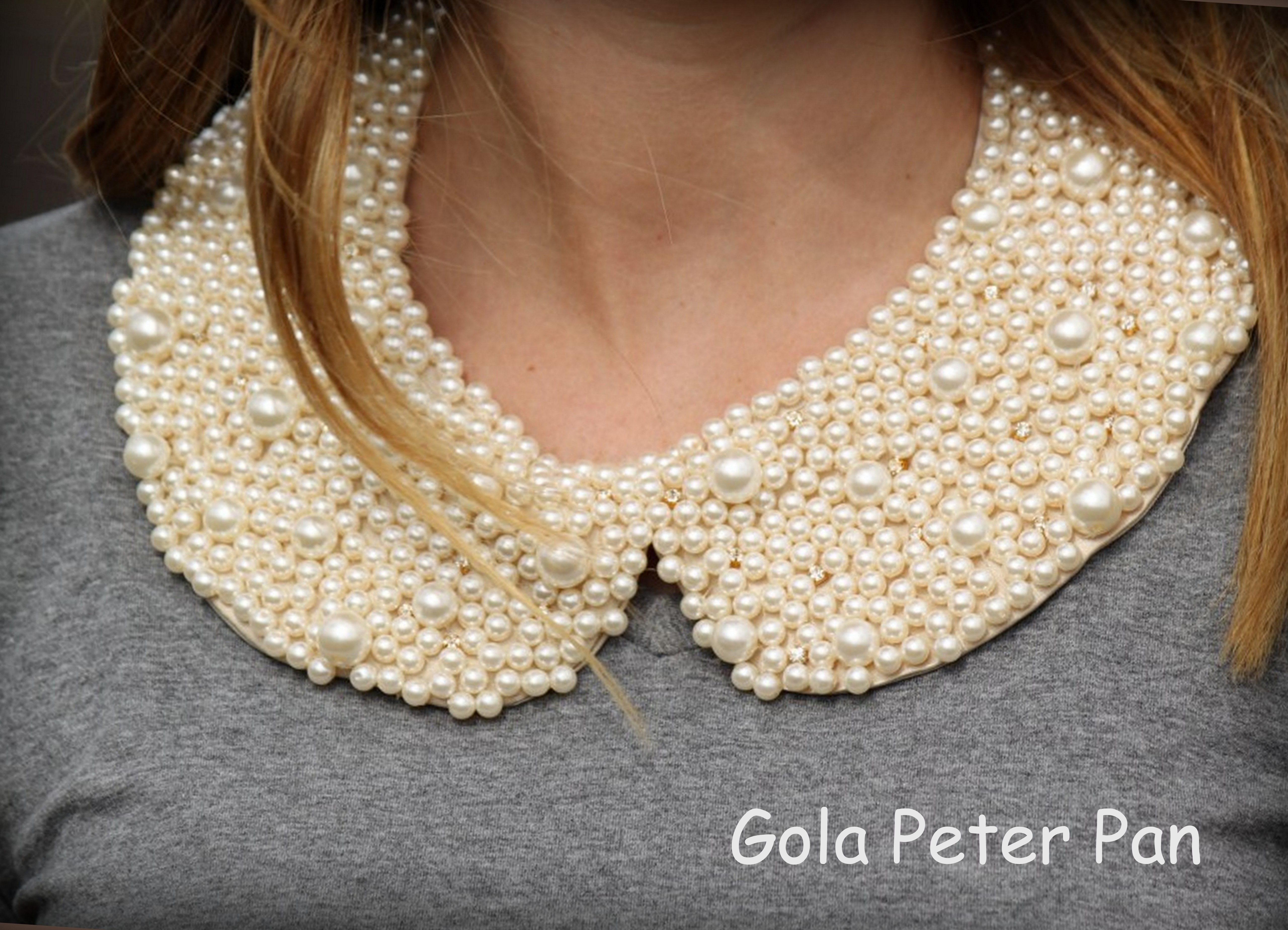 como fazer uma gola peter pan