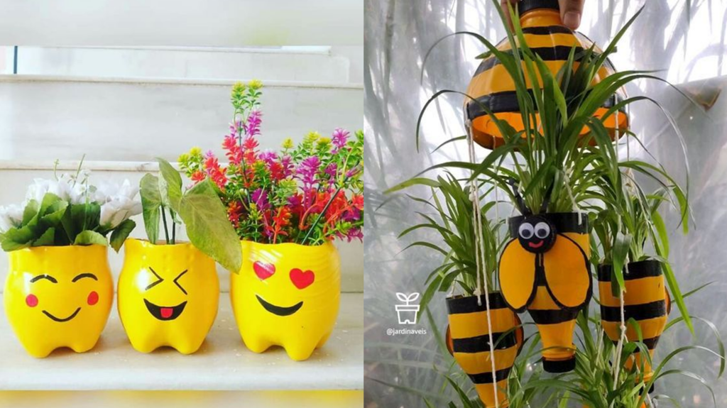 Vaso autoirrigável de PET: Mantenha suas plantas sempre úmidas