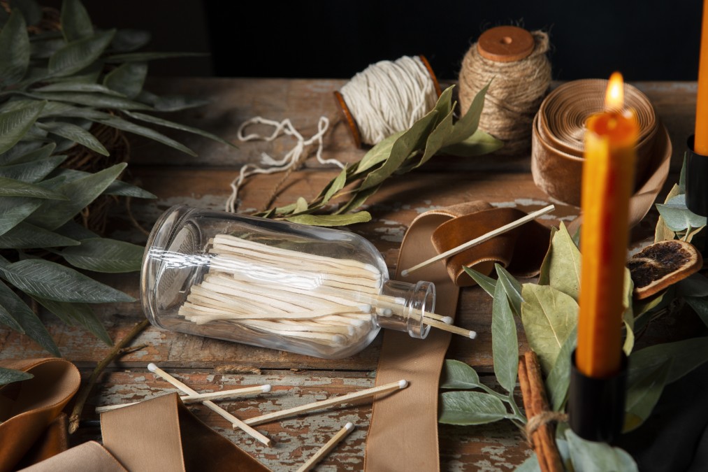 materiais necessários para fazer velas