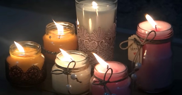 como fazer velas em casa