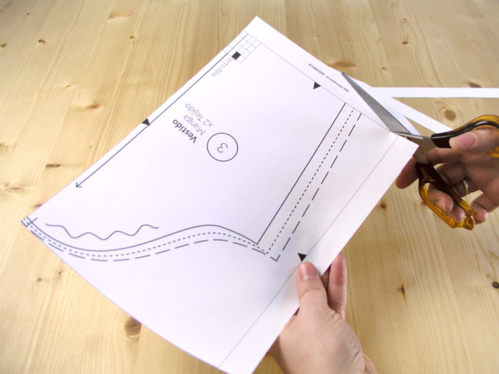 como guardar moldes de costura