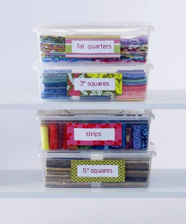 armazenamento vertical de moldes de costura