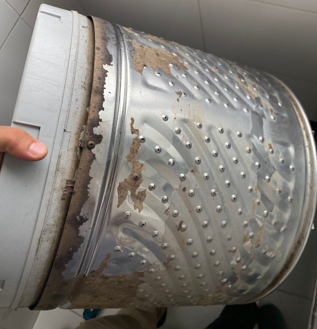 como higienizar maquina de lavar