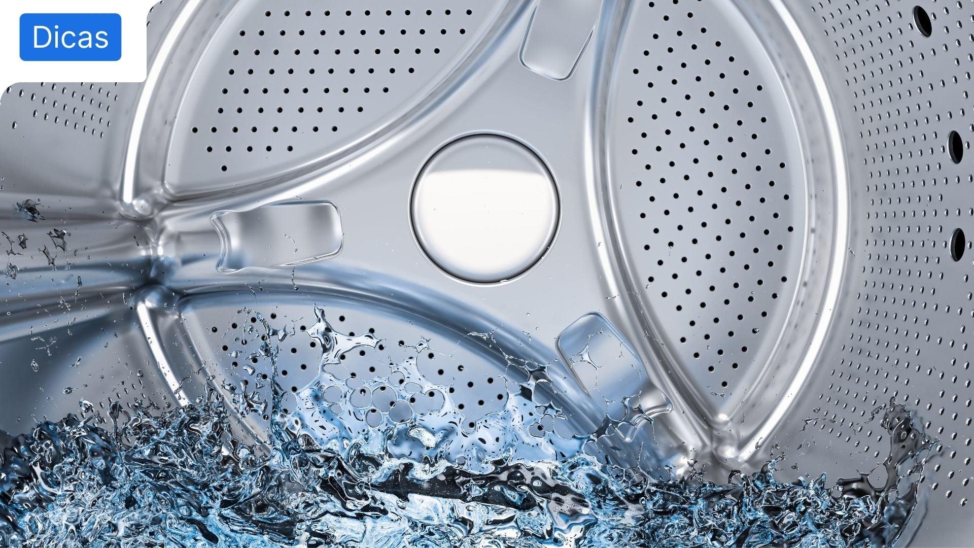 como higienizar maquina de lavar