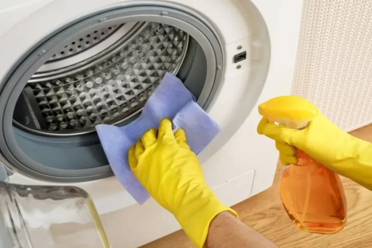 como higienizar maquina de lavar