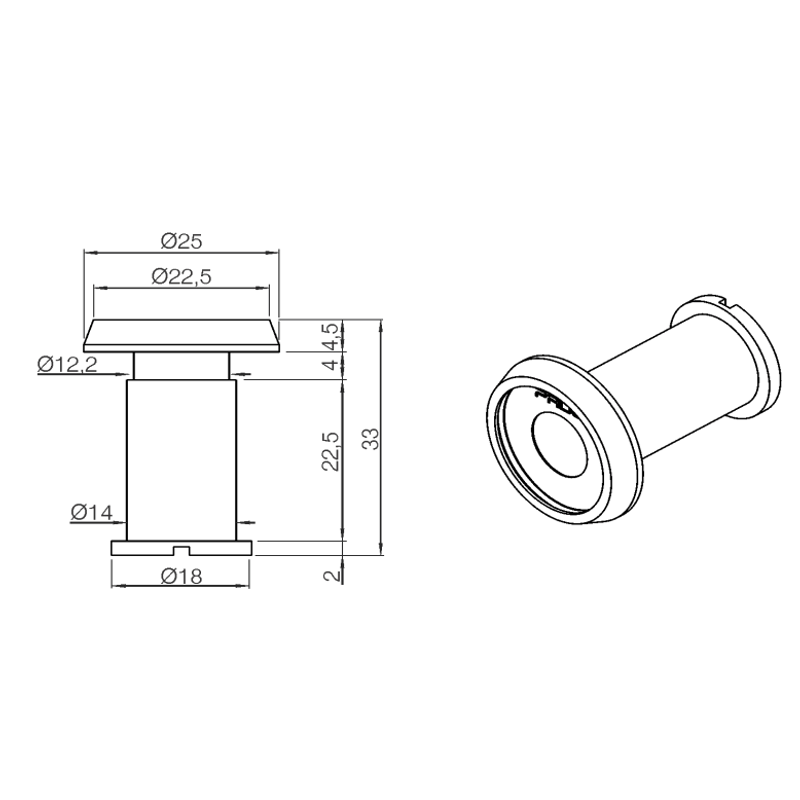 como instalar olho magico porta madeira