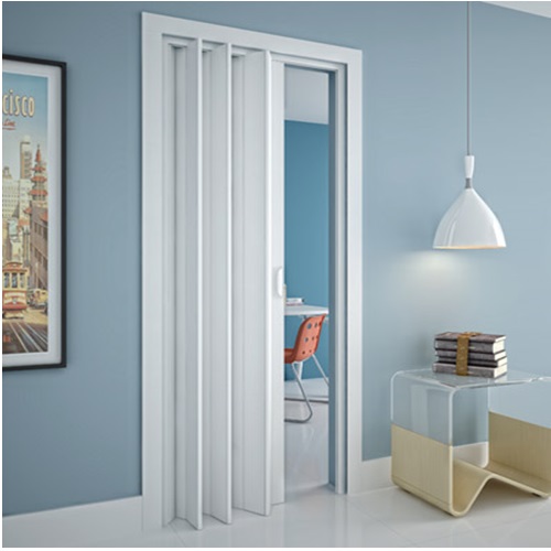 como instalar porta sanfonada no banheiro