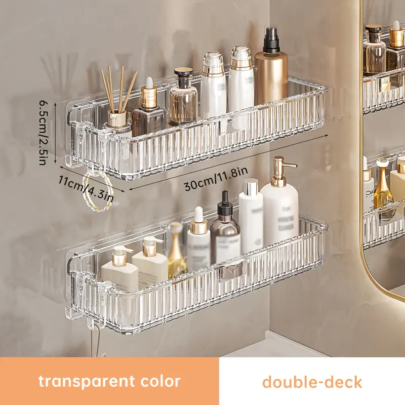 instalação de prateleira de vidro no banheiro com furos