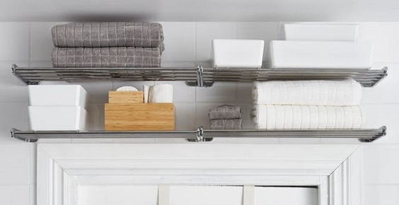 prateleira para banheiro resistente à umidade