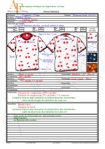 manual de instruções de vestuário