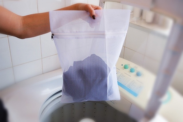 lavagem de lã na máquina de lavar