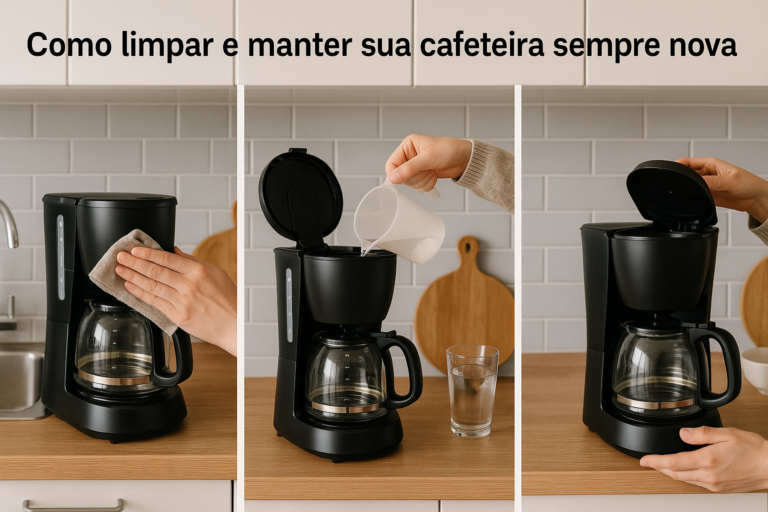 minha cafeteira italiana está com gosto ruim como resolver