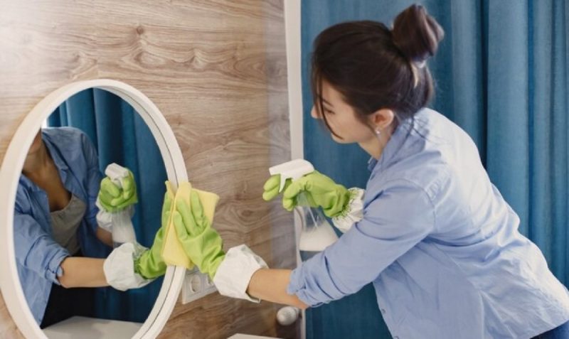 receita caseira para espelho do banheiro