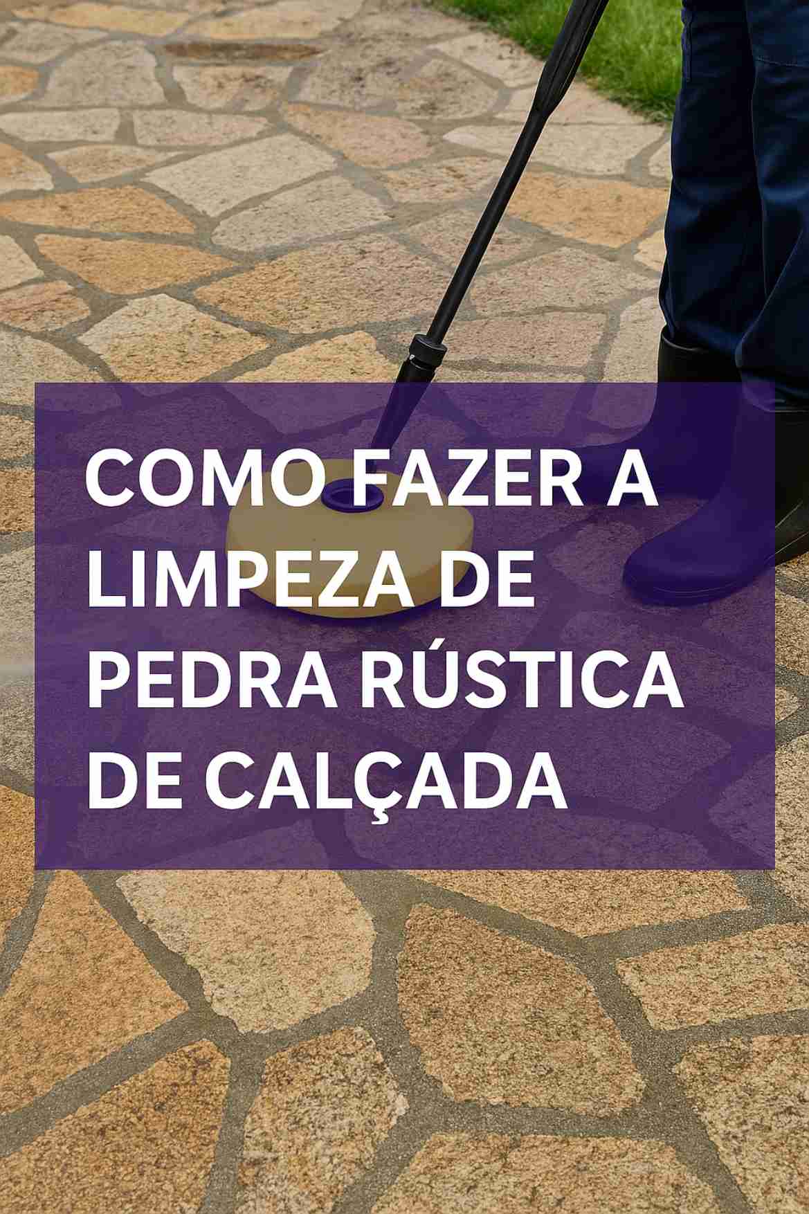 como limpar o limo do piso de pedra guia completo