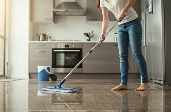 como remover limo de piso de pedra