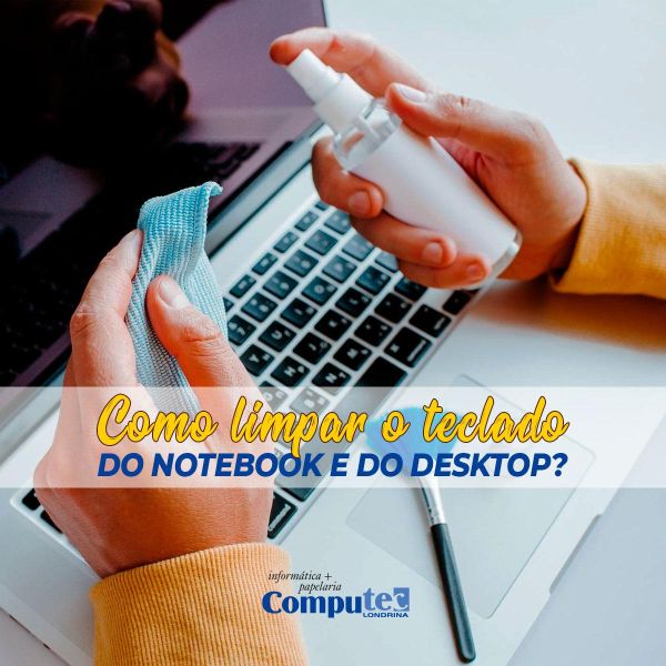 como limpar o teclado do computador