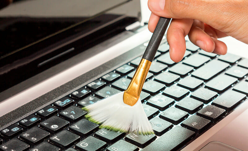técnicas de limpeza para teclado gamer