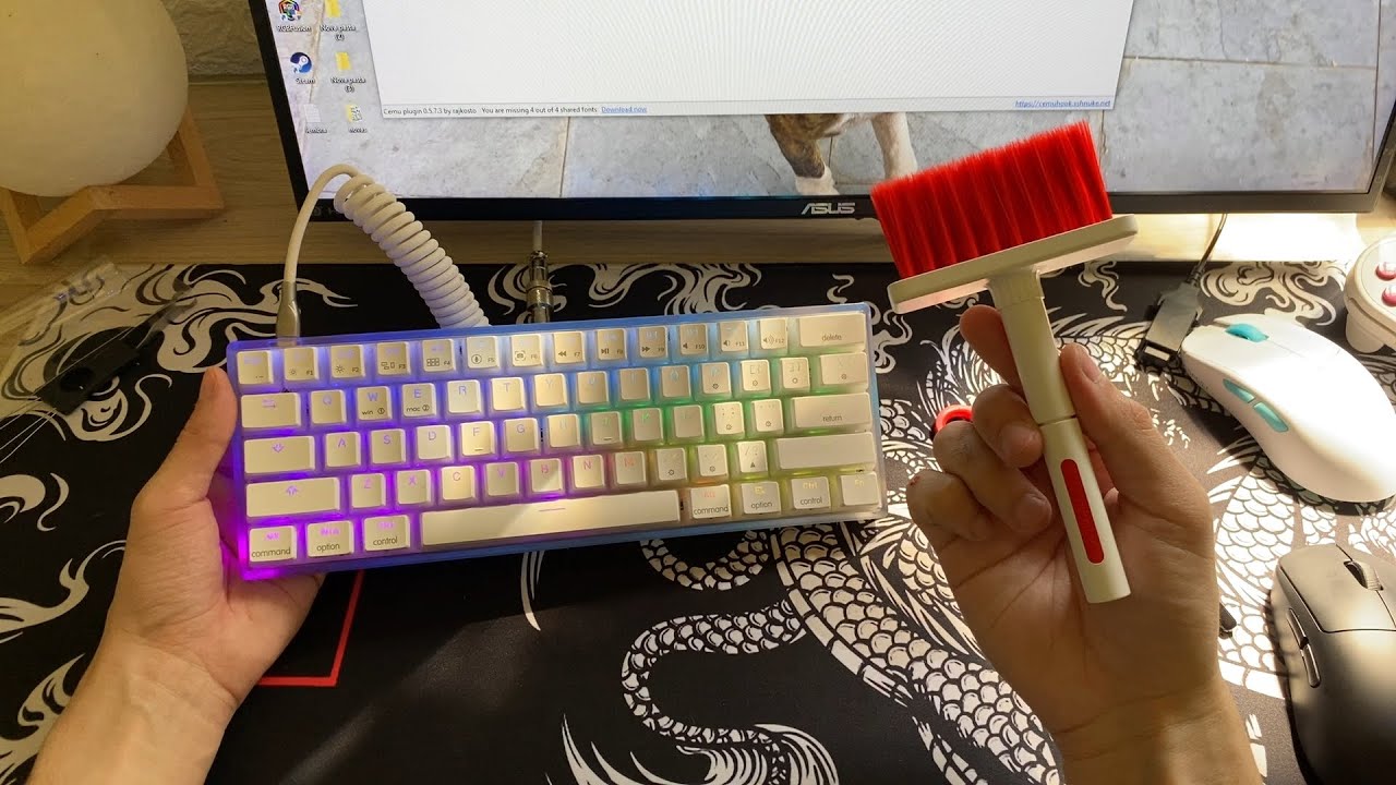 como limpar teclado mecânico sem desmontar
