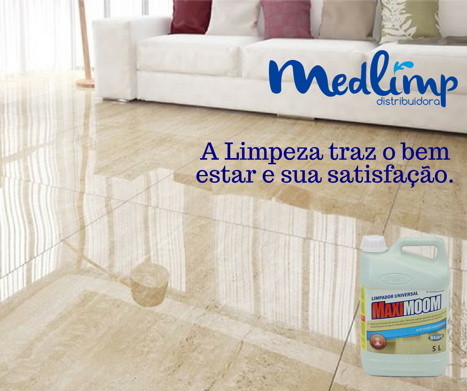 como limpar porcelanato brilhante