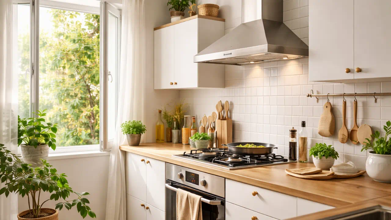 solução para pouca ventilação na cozinha