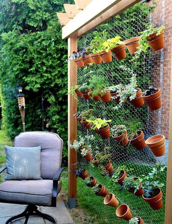 horta vertical para pouco espaço