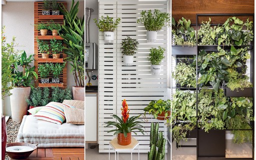 horta de varanda pequena