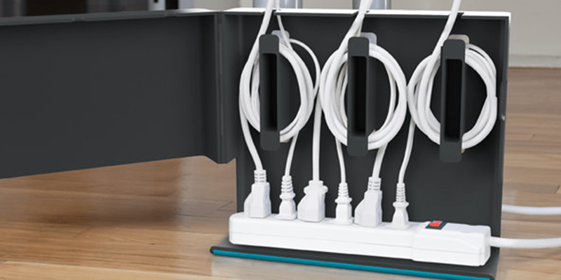 como organizar cabos de carregador