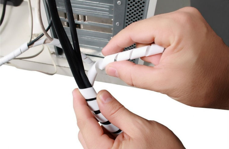 como organizar os cabos e fios