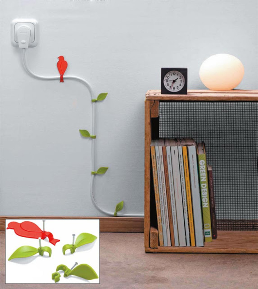 DIY organizador de cabos para gaveta