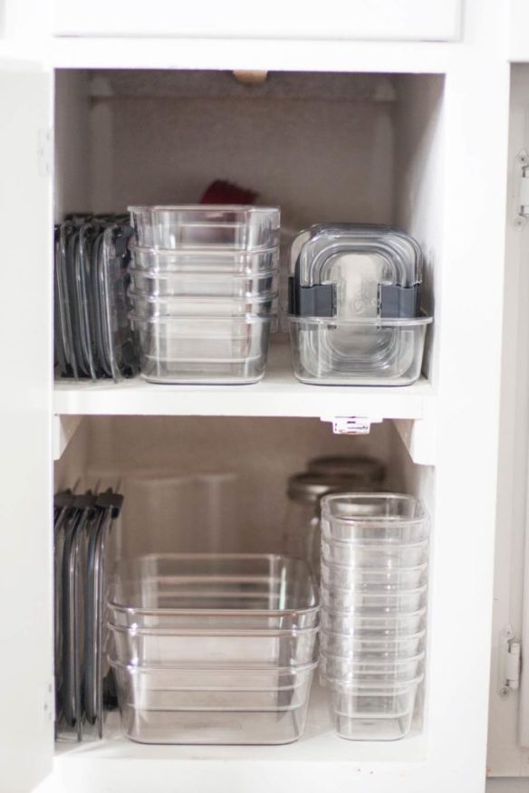 ideias criativas para guardar potes de vidro sem tampa