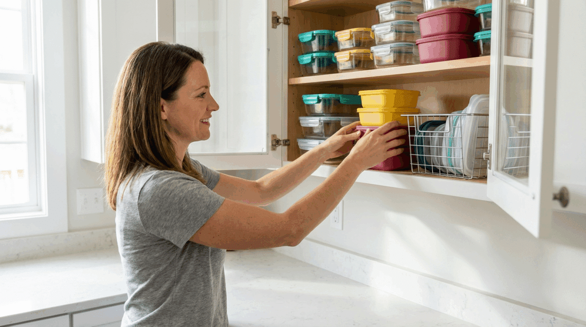 ideias criativas para guardar potes de vidro sem tampa